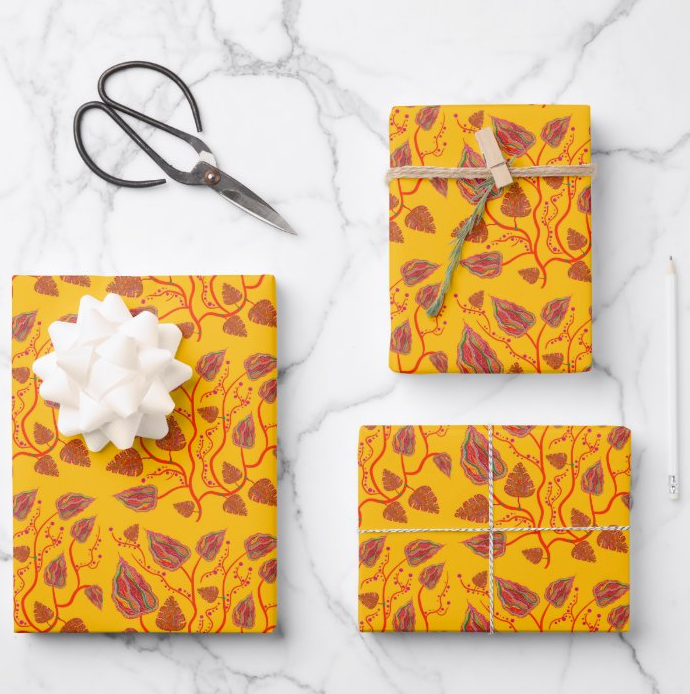 Ginkgo Gift Wrap