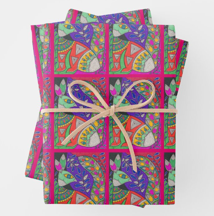 Holiday Squirrel Gift Wrap