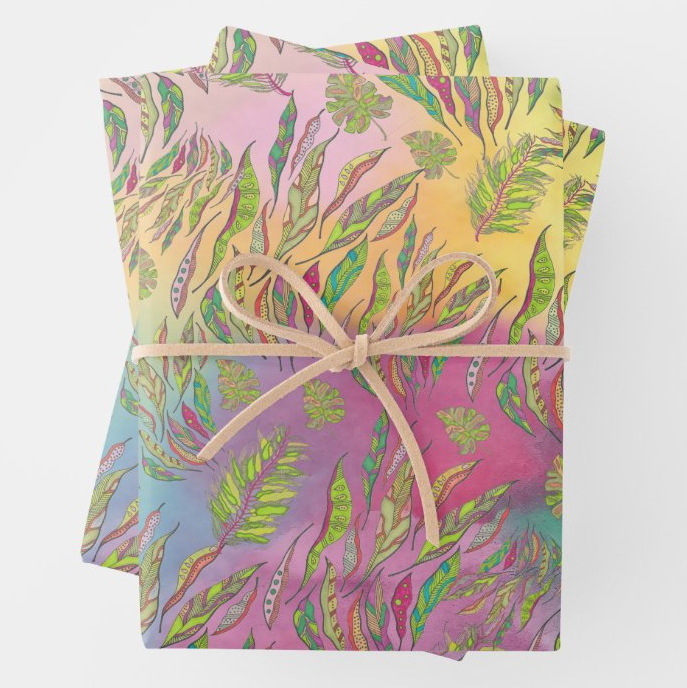 Holi Grass Gift Wrap