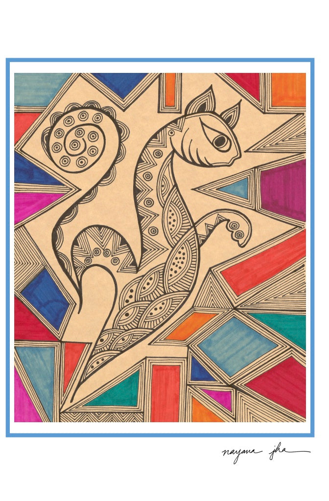 Cat Greeting Card