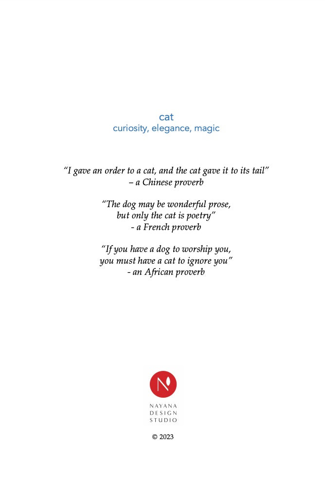 Cat Greeting Card