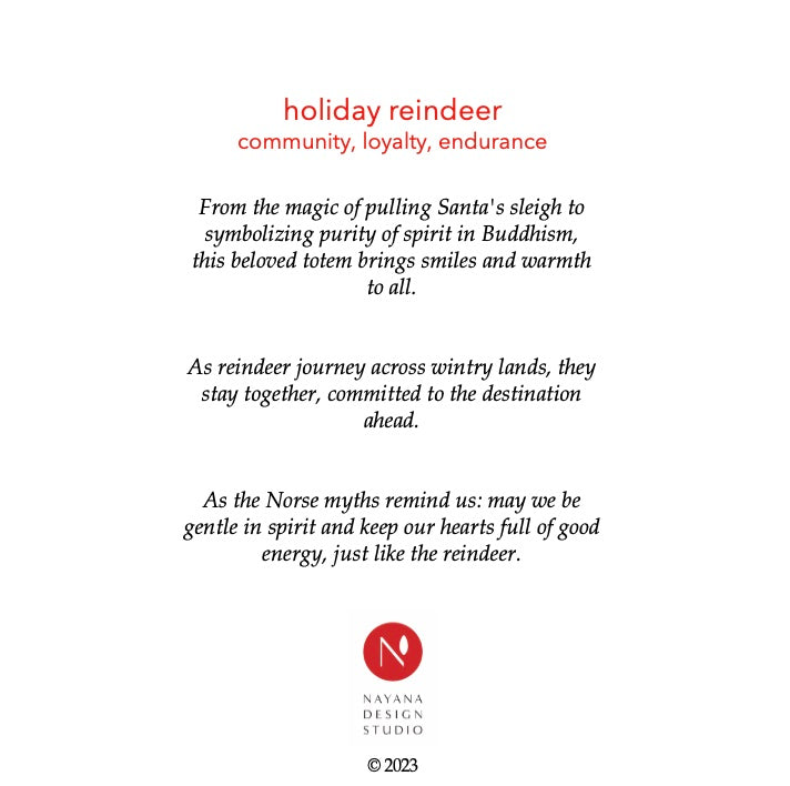 Holiday Reindeer Holiday Card