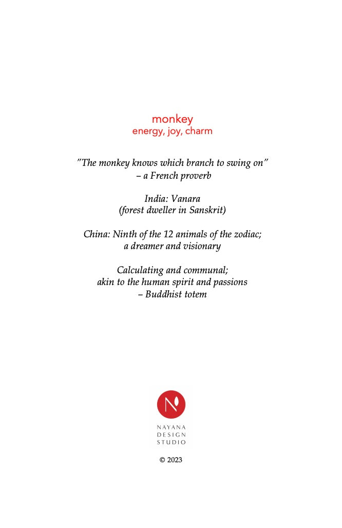 Monkey Greeting Card
