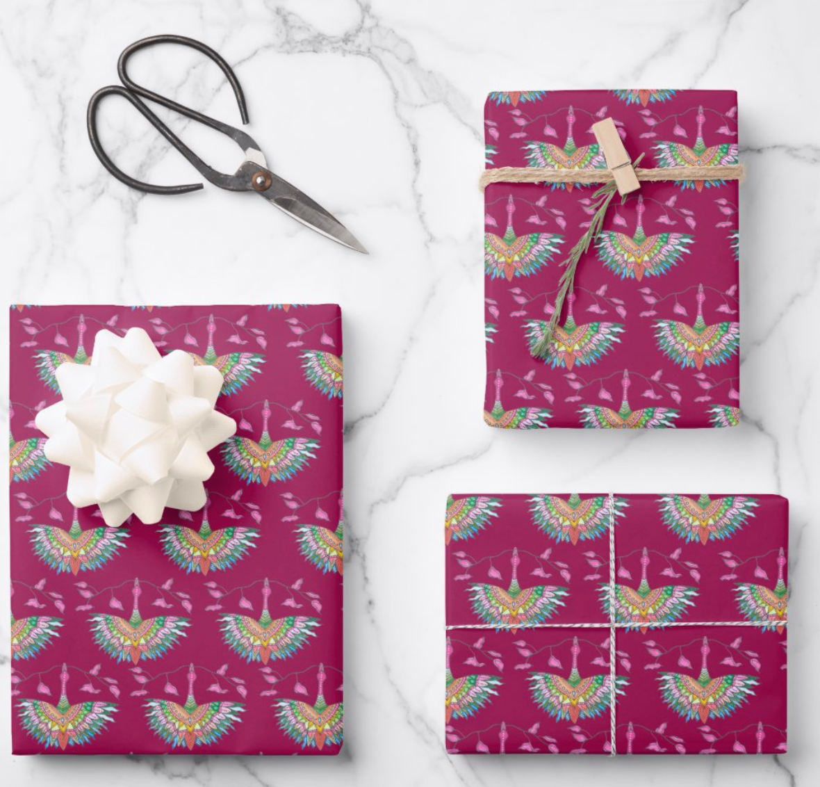 Winter Crane (Currant)