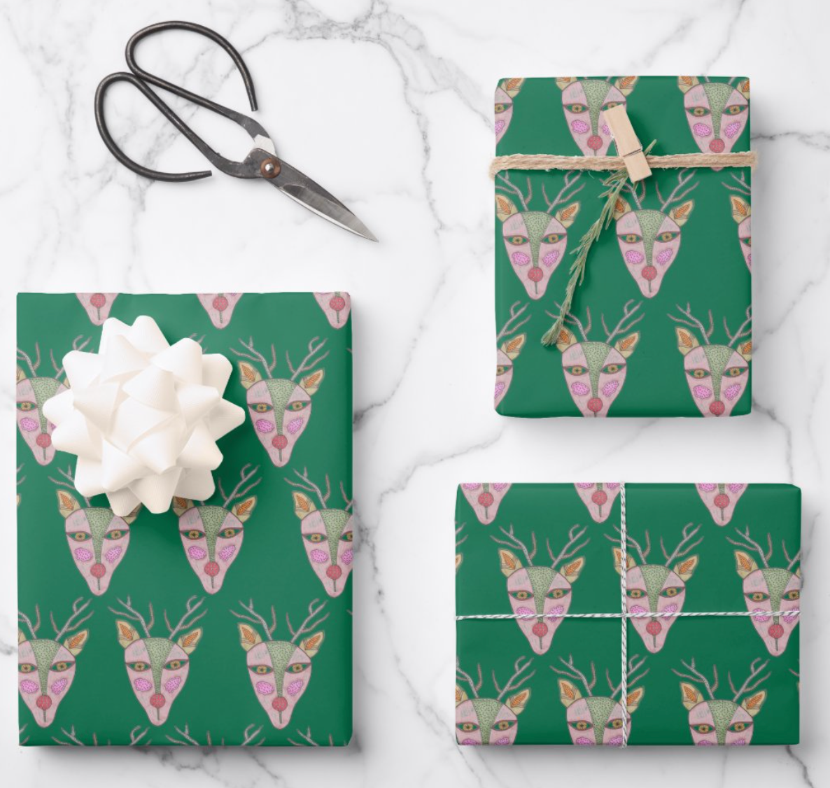 Rani the Pink Nosed Reindeer