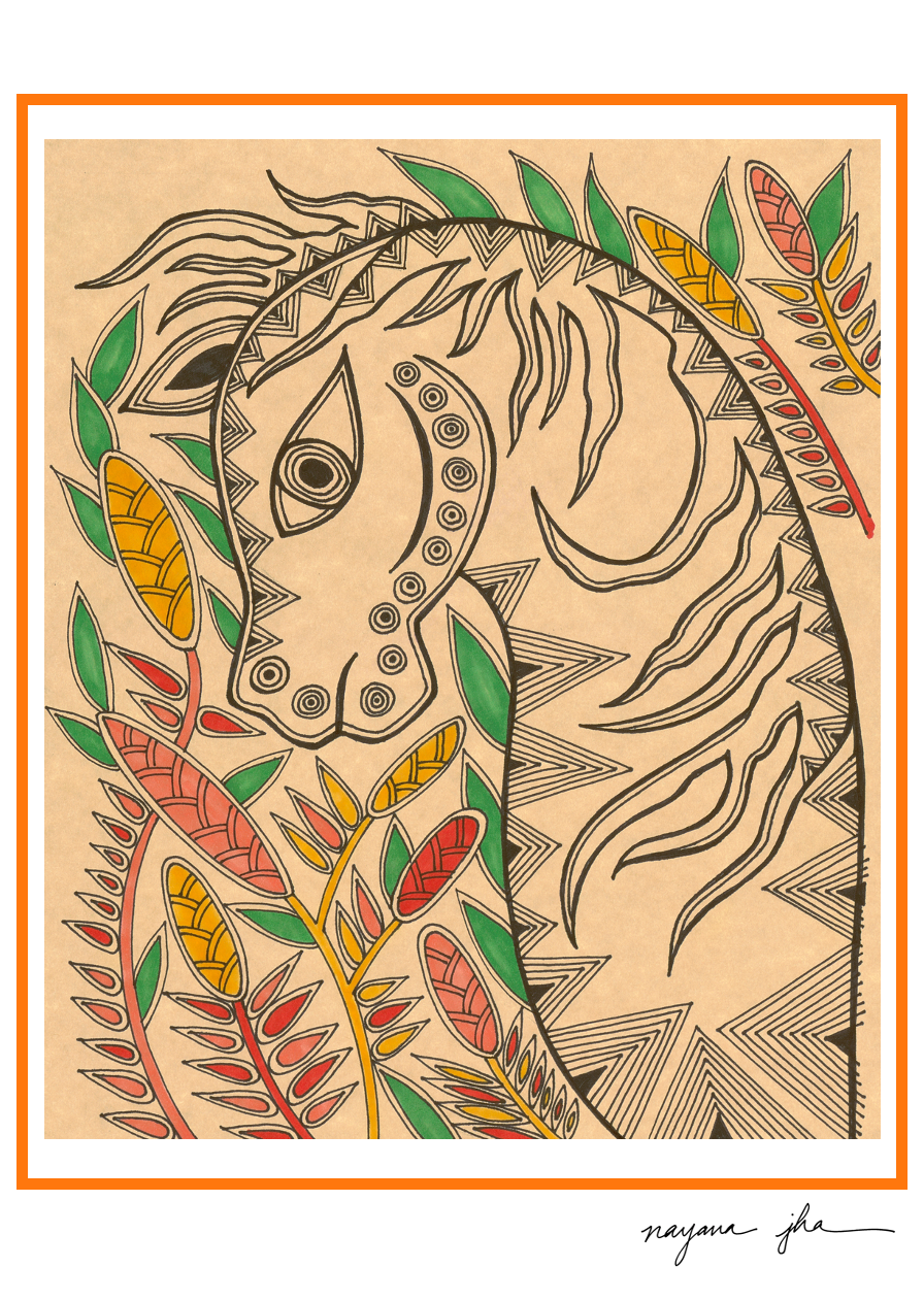 Zebra Greeting Card